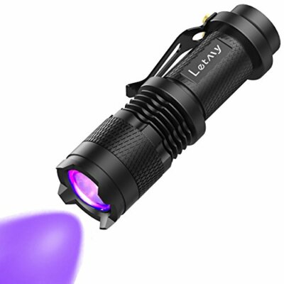 scorpion black light flashlight MODOAO Flashlight, Detector, Ultraviolet with 3 Light Modes - Pet Urine and Stains Detector, Bed Bug and Scorpion Hunting finding scorpions #Scorpion #hunting under #blacklight they