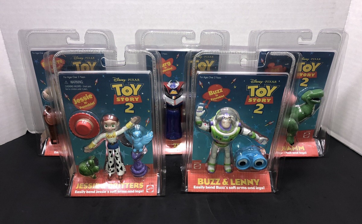 Lot of 5 Toy Story 2 Action Figures Bullseye & Saddle, Jessie