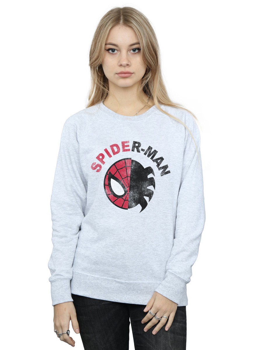 Sale Felpa Felpa Puma Grigia Donna Marvel Donna Spider-Man Classic