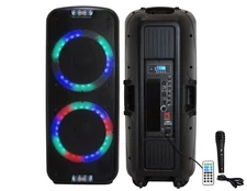 Mr. Dj LETS JUMP PBX6500LE Dual 15" 3WAY 5000W Max Power PA DJ Bluetooth Speaker
