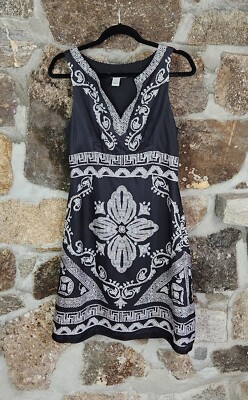 white house black market silk dress White House Black Market Strapless Mini Silk Dress Womens 10 Black Formal Event