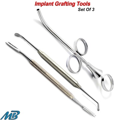 Dental Bone Palti Packers Pluggers Graft Syringe Implant Grafting Instruments CE