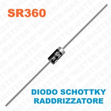SR360 SB360 DIODO RADDRIZZATORE SCHOTTKY 3A 60V - 3 PEZZI