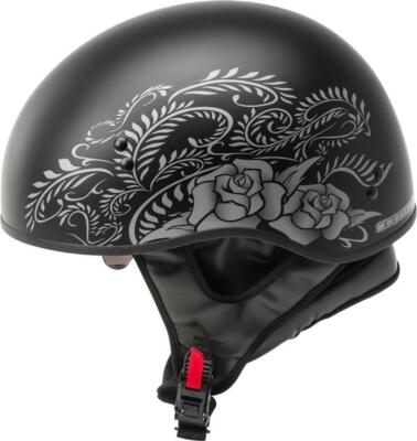 Gmax HH-65 Half Helmet Naked/Full Dressed Inner Shield Quick Release DOT XS-2XL