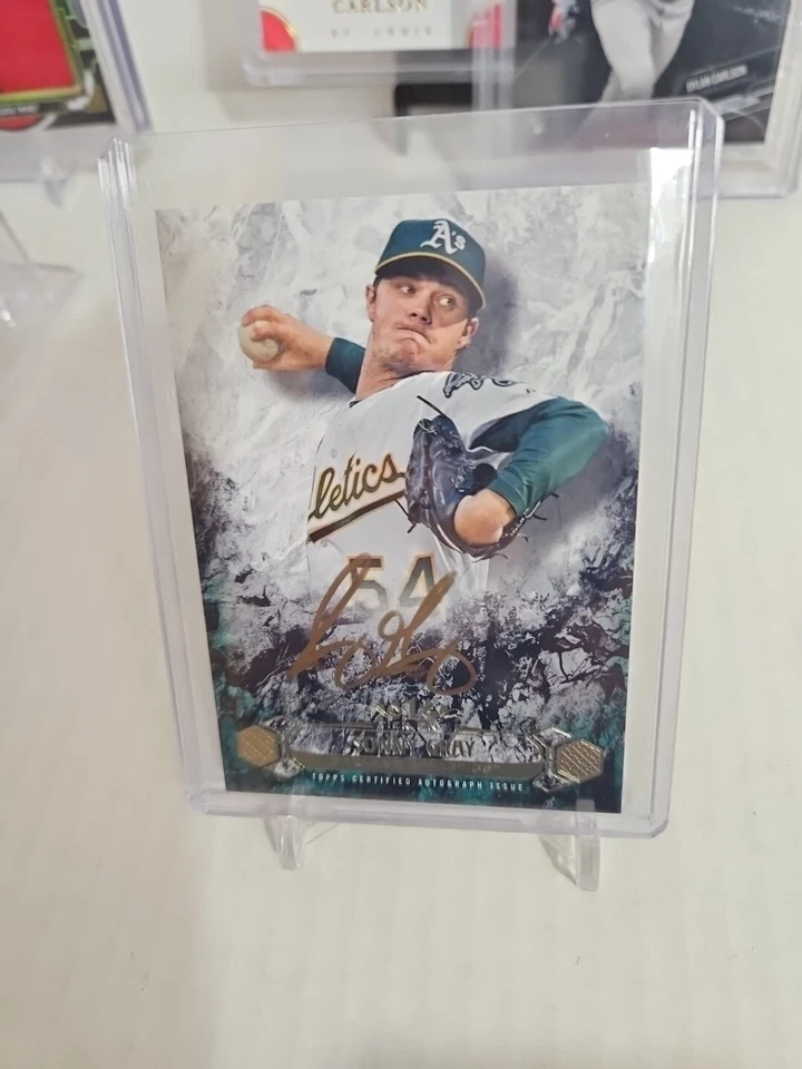 2016 Topps SONNY GRAY TIER ONE GOLD INK AUTO 10/25 - Image 2 of 4