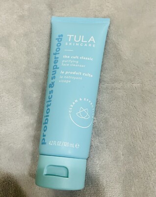 Tula The Cult Classic Purifying Face Cleanser - Full Size 6.7oz/200ml Sealed