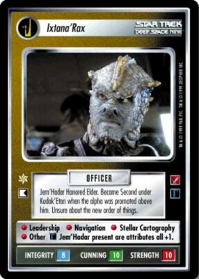 Star Trek: Ixtana'Rax [Moderately Played] ST1E: Blaze of Glory STCCG Decipher 1E