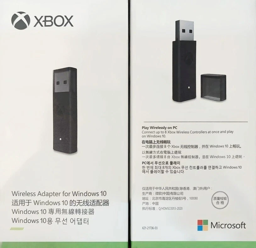 Microsoft Xbox Wireless Adapter for Windows 10, 11 + USB Extension, 2020 Edition - Image 3 of 4
