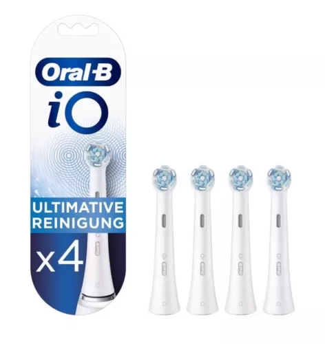Oral-B iO Ultimative Reinigung Aufsteckbürsten - Weiß, 4 Stück NeuDFHGDGGHJLLIIU - Bild 1 von 1