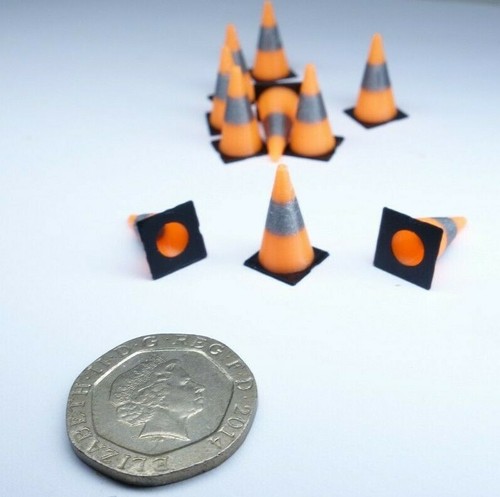 1:50 Scale Traffic cones, Diorama - 10 units 1/50 Beena Studio - Picture 5 of 6