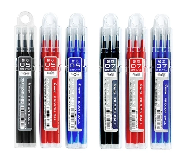 3/9/15 pack Pilot Frixion Ball Standard Rollerball Refill 0.5/0.7mm Erasable ink - image 2 of 2
