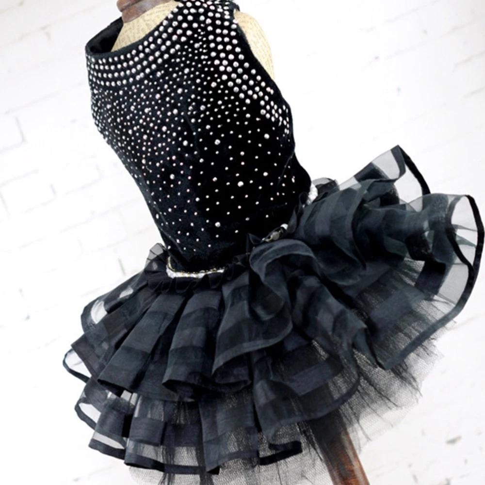 VETEMENTS Elegante gonna per cani in pizzo comoda alla moda cane tutù vestito costume animale domestico