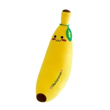 Plush Banana Stuffed Pillow Decor Plushie Toy Breathable Soft Fruit New Pillow