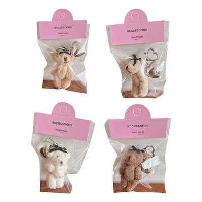 Delicate Bear Bag Pendant Plush Phone Charm Fashion Keychain Wallet Backpack