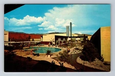 Albuquerque NM-New Mexico White Winrock Motor Hotel Vintage Postcard Postal Old