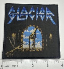Glacier Black Border Woven Patch