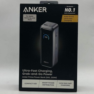 New Anker Ultra Fast Charging Grab and Go Power Prime Power Bank A110BH11-1