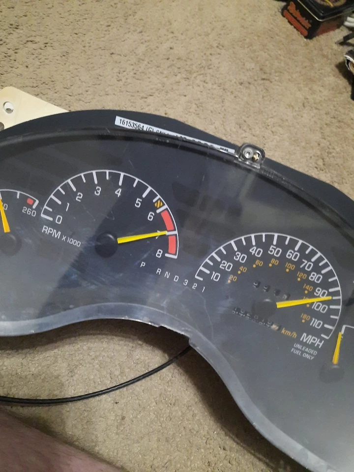 1994 Pontiac Grand Prix Instrument Cluster 257-01853 162,816 Miles - Image 4 of 4