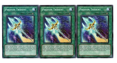 Yugioh- 3X Photon Trident - Common - Unlimited - ORCS-EN087 - Near Mint