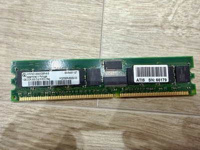 INFINEON 1GB DDR PC-2700R 333MHz HYS72D128300GBR-6-B ECC REGISTERED