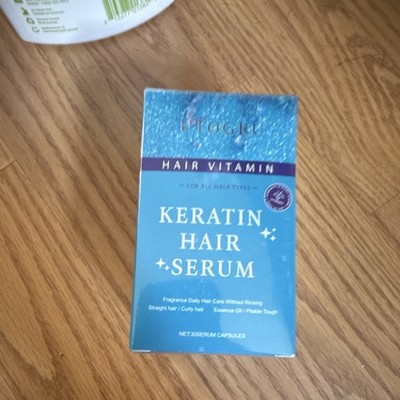 LTOGRU Keratin Hair Serum Vitamin Argan Avocado Oil 30 Capsules Unisex