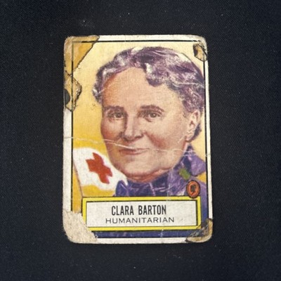 1952 Topps Look N See #83 Clara Barton Poor Condition