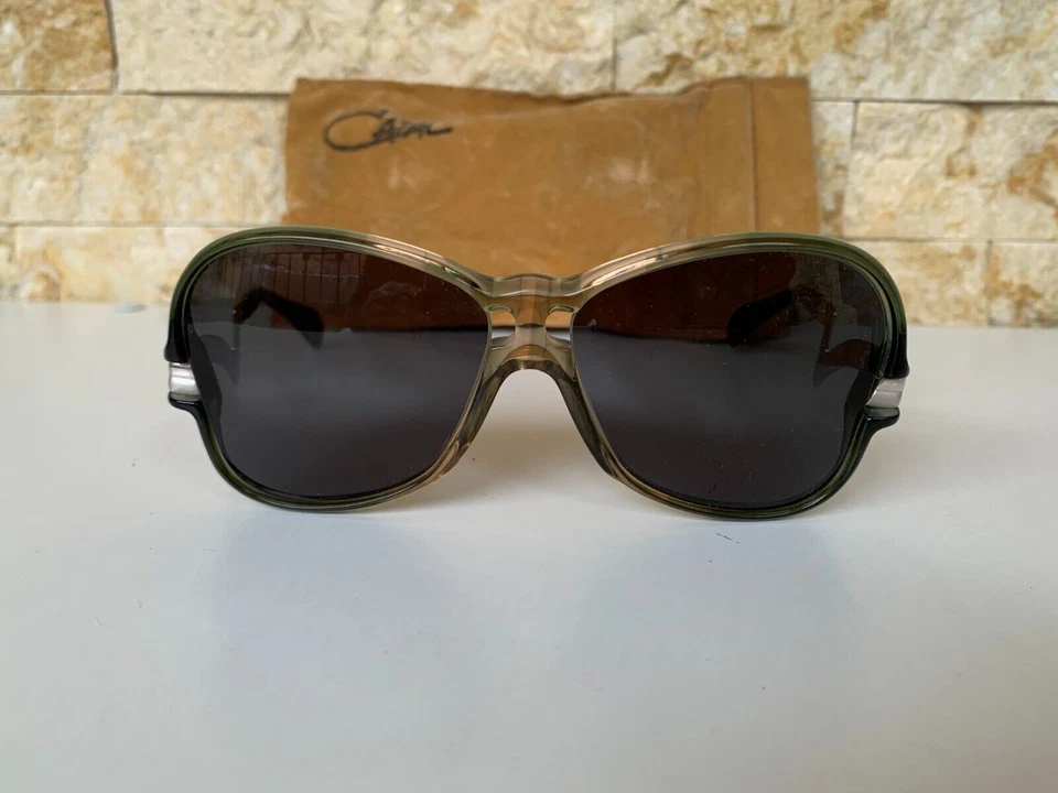 VINTAGE CAZAL 304 SUNGLASSES MEN'S GREEN 1980'S WITH CASE WEST GERMANY DEADSTOCK - Image 2 of 4