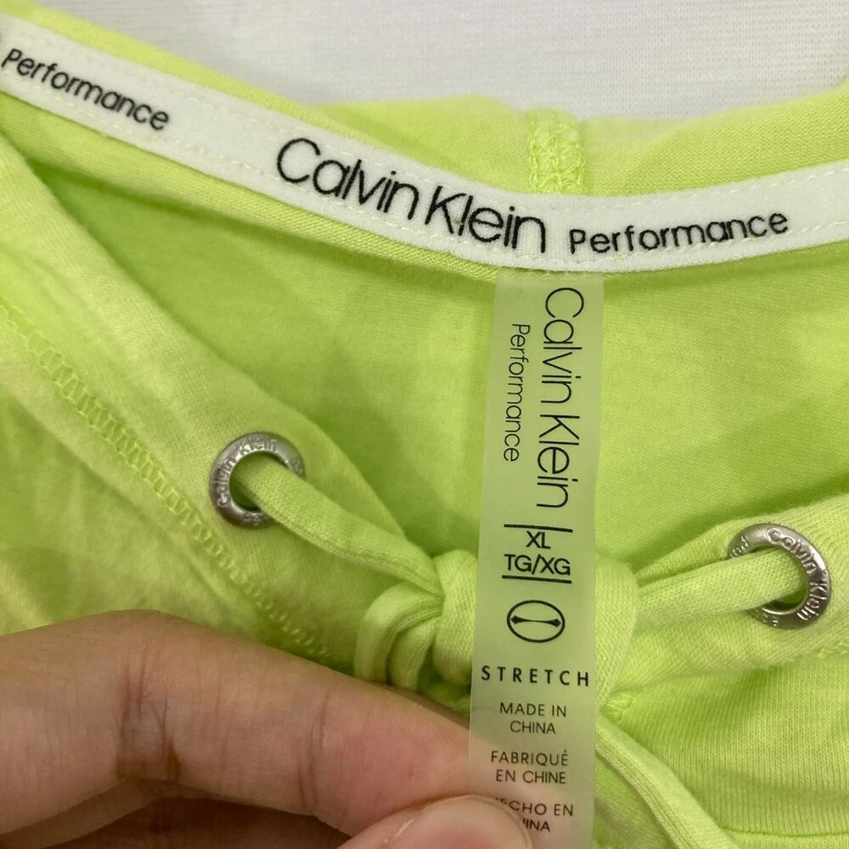 Calvin Klein size XL Performance Stretch Graphic Long Sleeve Hoodie Pullover Top - Image 2 of 4