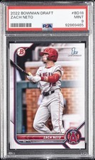 2022 BOWMAN DRAFT #BD18 ZACH NETO PSA 9