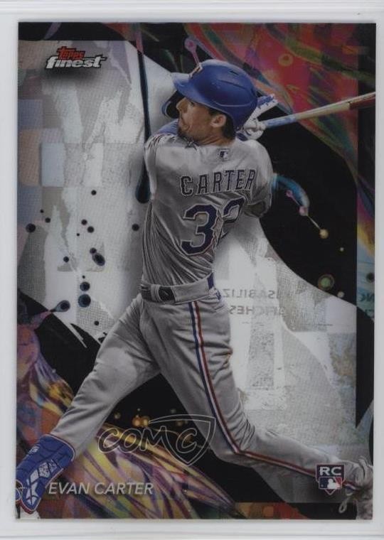 2024 Topps Finest Uncommon Refractor Evan Carter #107 Rookie RC 11qd