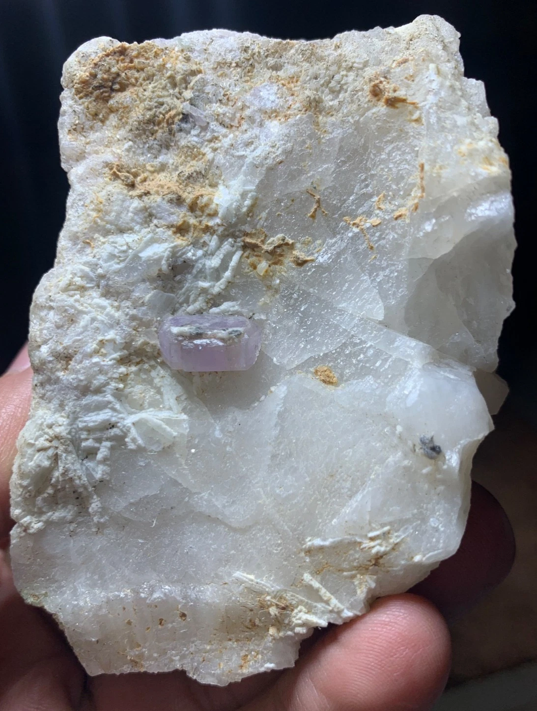 Purple Apatite Crystal Specimen — 250 g, Pakistan
