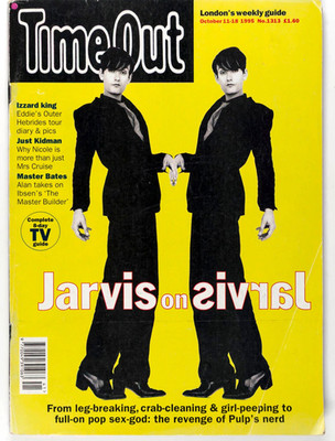 Pulp Alan Bates Hussein Chalayan Joseph Fiennes Izzard Kidman TIME OUT OCT 1995