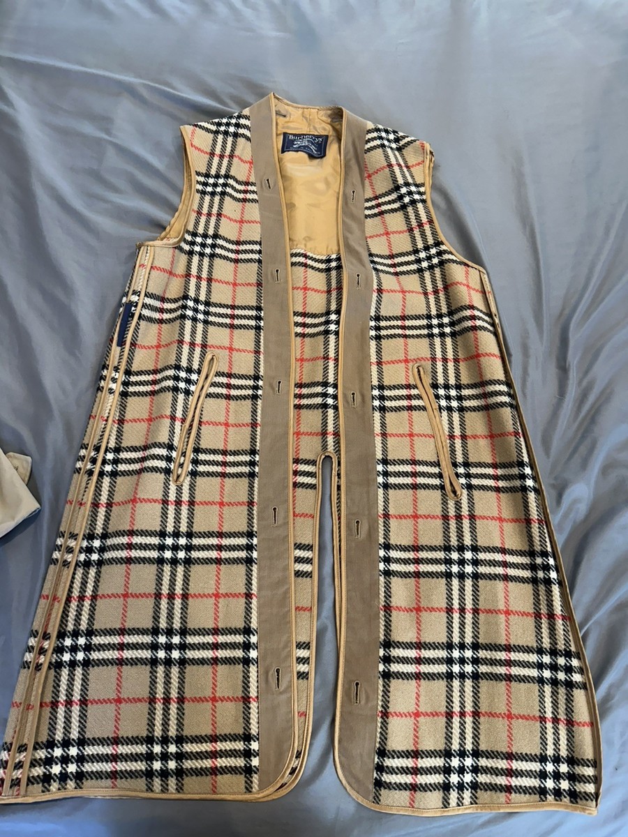Burberrys Vintage Trench Coat Nova Check with removable Wool Liner