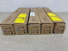 5x New Sealed GENUINE Xerox 1x 006R01514 2x 006R01515 2x 006R01516 Toner 7525