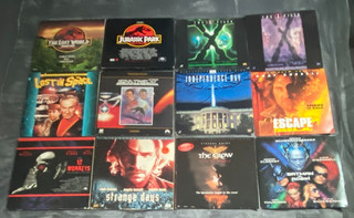 Lot of 12 Laserdiscs Sci Fi 12 Monkeys Jurassic Park The Crow Star Trek X Files