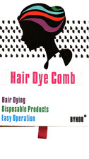 New Temporary Hair Dye Comb Kit - 6 Bright Colors Non Toxic Easy Application