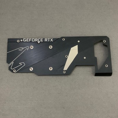 GIGABYTE AORUS RTX 3080 Ti 3090 MASTER Backplate Rear Panel Cover Used