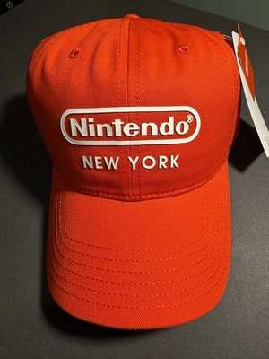 Nintendo New York Store Exclusive Red  Snapback Baseball Adjustable Hat-NWT - Image 1 of 4