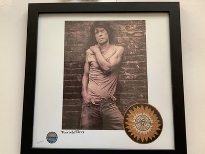 Mick Jagger Fairchild Paris Hermes Fashion Week Limited Edition Framed Print 
