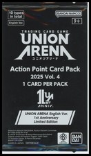 Union Arena Action Point Card Pack 2025 Vol.4 1st Anniversary Limited Edition