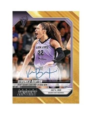 2026 Panini Instant WNBA #221 Veronica Burton Gold Parallel Auto /10 Presale