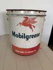 vintage Mobilgrease Bucket grease/oil service bucket from Socony Mobil Oil Co