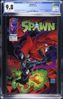 Spawn #1 CGC 9.8 - White -  Poster - 1st appearance Spawn (Al Simmons) - Graded!