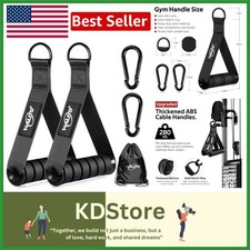Heavy Duty Exercise Handles for Resistance Bands  Cable Machines 2 Pack