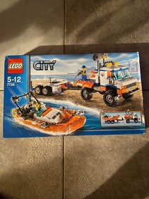 LEGO CITY: Coast Guard Truck with Speed Boat (7726) New Sealed Box