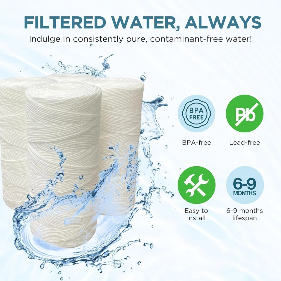 Pelican Water PC40 10 in. 5 Micron Sediment Replacement Filter (4-Pack) by Pelic - Image 4 of 4