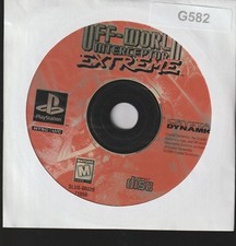 Off-World Interceptor Extreme Sony PlayStation 1 Sleeved Video Game Disc Only