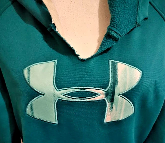 Under Armour Womens Storm Pullover Hoodie Teal size XL - Image 2 of 4