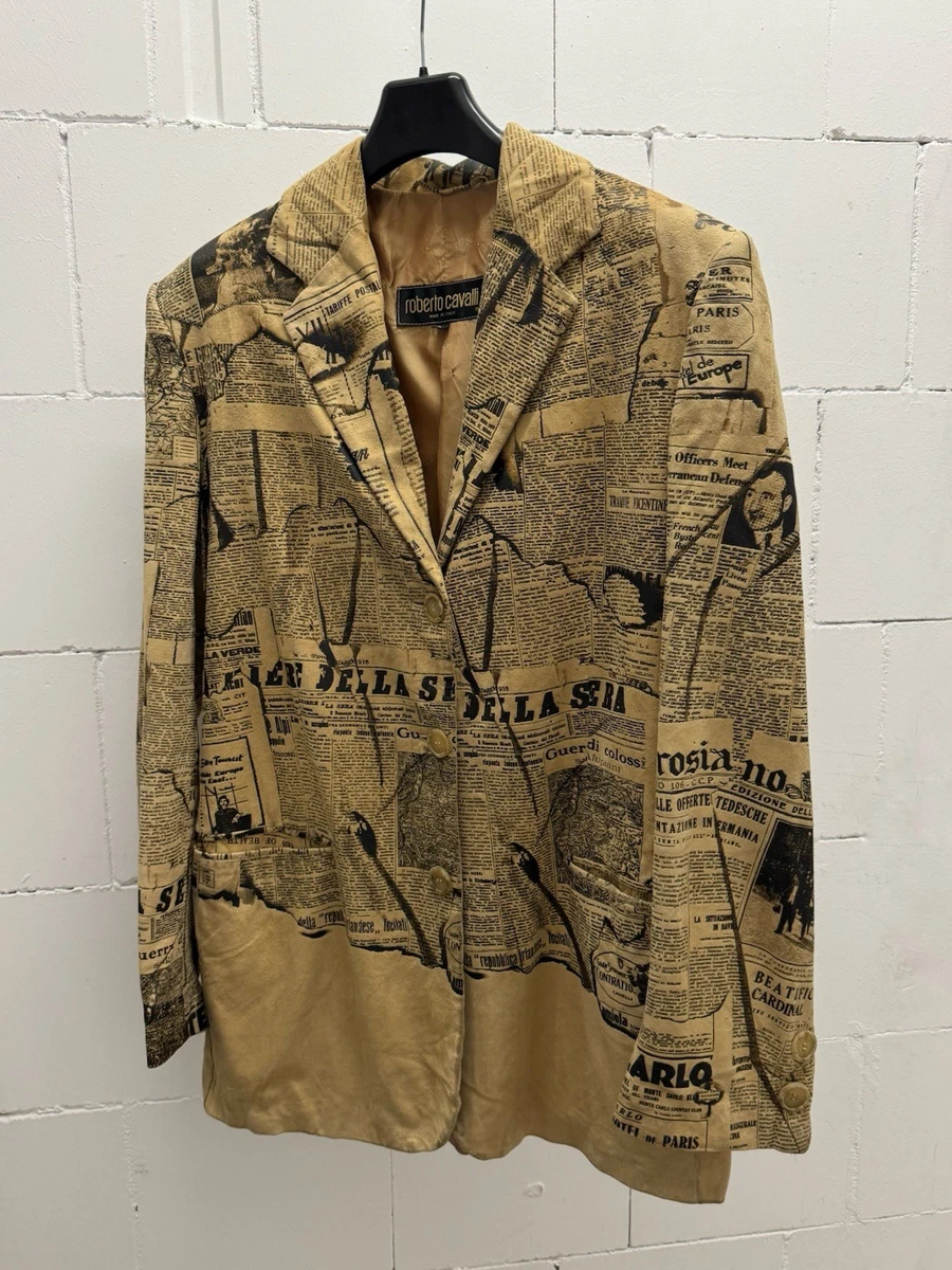 roberto cavalli leather jacket products for sale | eBay