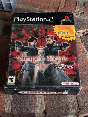 Vampire Night Big Box Guncon 2 PS2 Sony PlayStation 2 2001 Complete CIB